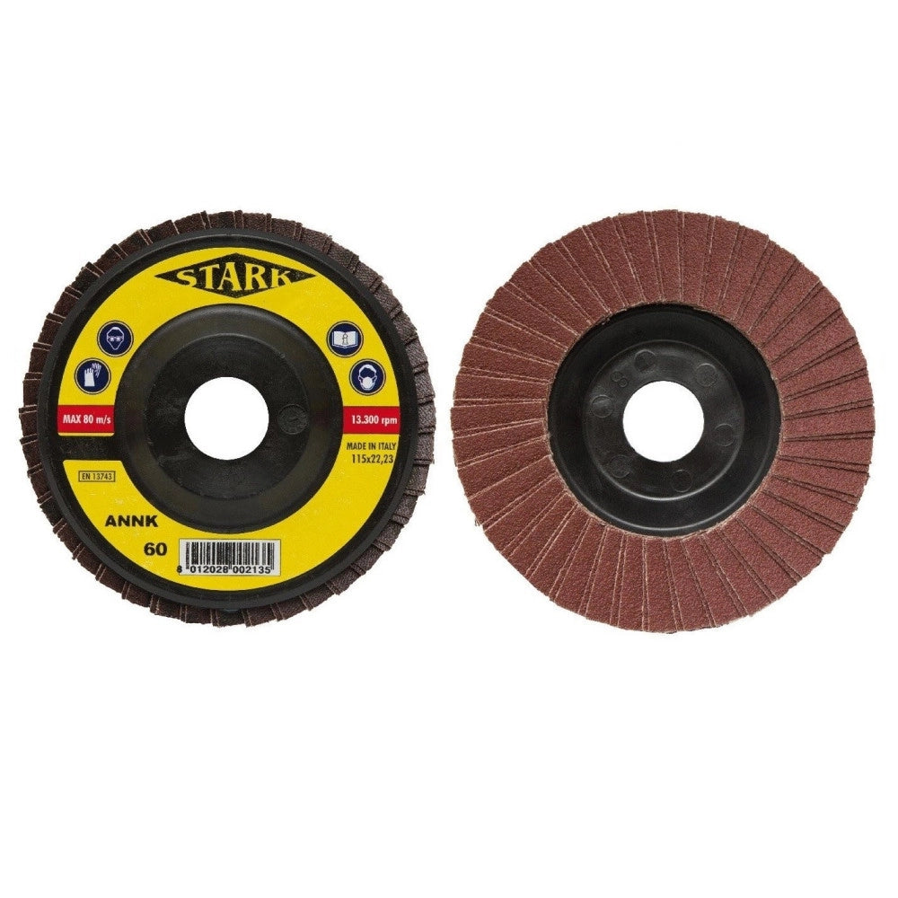 Trade Shop - Disco Dischi Abrasivi Abrasivo A Lamelle Lamellare Lamellari Mm.180 Gr. -   -grana P120    -