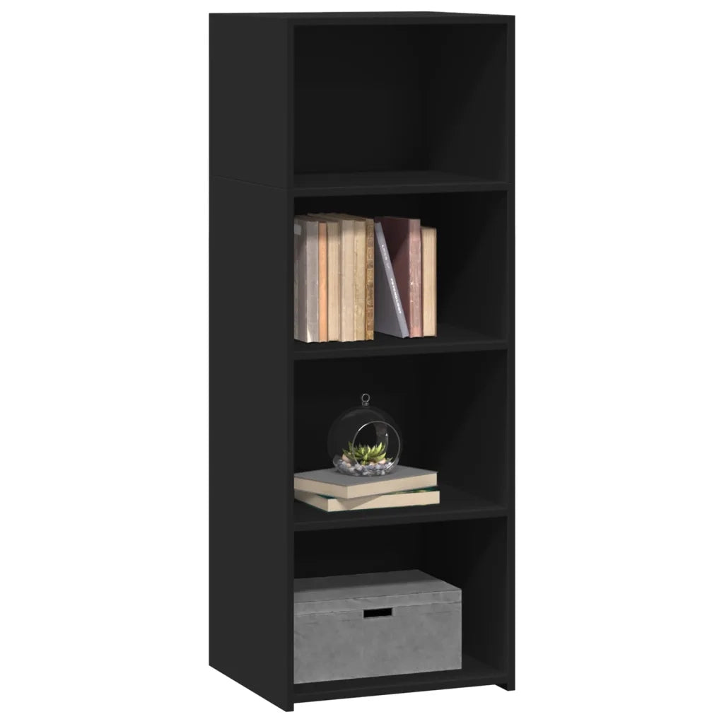 Credenza | Madia | Buffet da pranzo | Armadio da pranzo Nera 45x41x124cm in Legno Multistrato