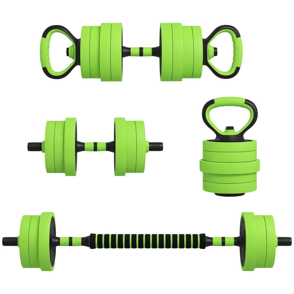 Set Pesi Palestra 4 in 1 40kg ¨C Xylo ¨C Kettlebell Manubri Bilanciere