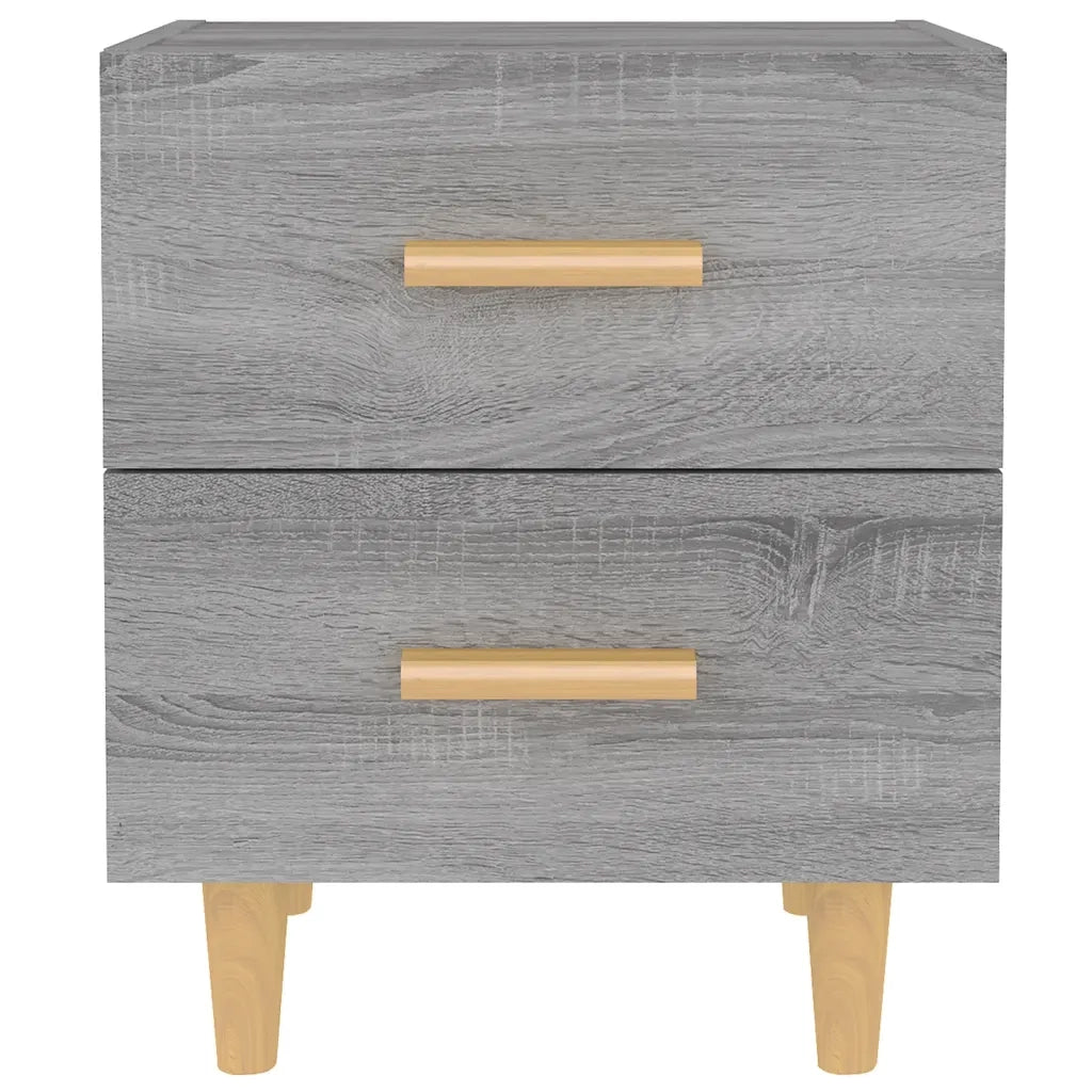 Comodino | Armadio da Notte | Mobiletto da notte Grigio Sonoma 40x35x47,5 cm