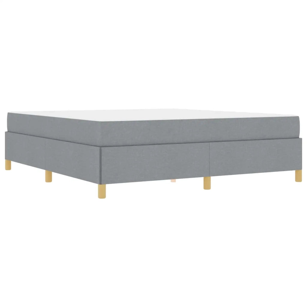 Struttura del letto Grigio chiaro 180 x 200 cm Tessuto