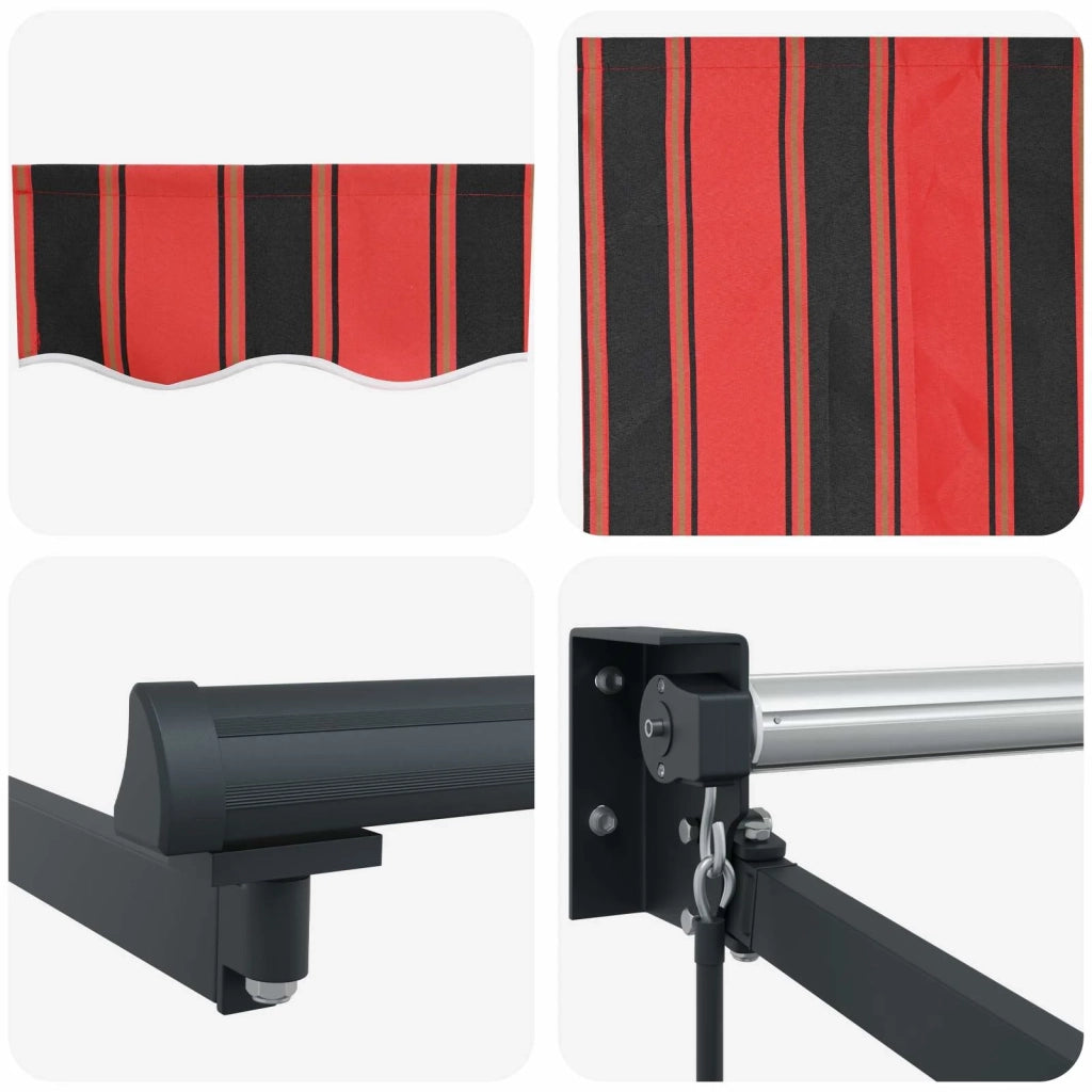 Tenda Retrattile Arancione e Marrone 300 x 250 cm 3329947