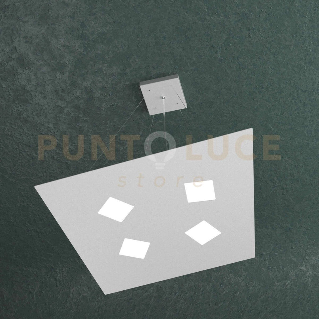NOTE SOSPENSIONE 4+2 LUCI ATTACCO GX53 BIEMISSIONE LUCI ATTACCO GX53 GRIGIO