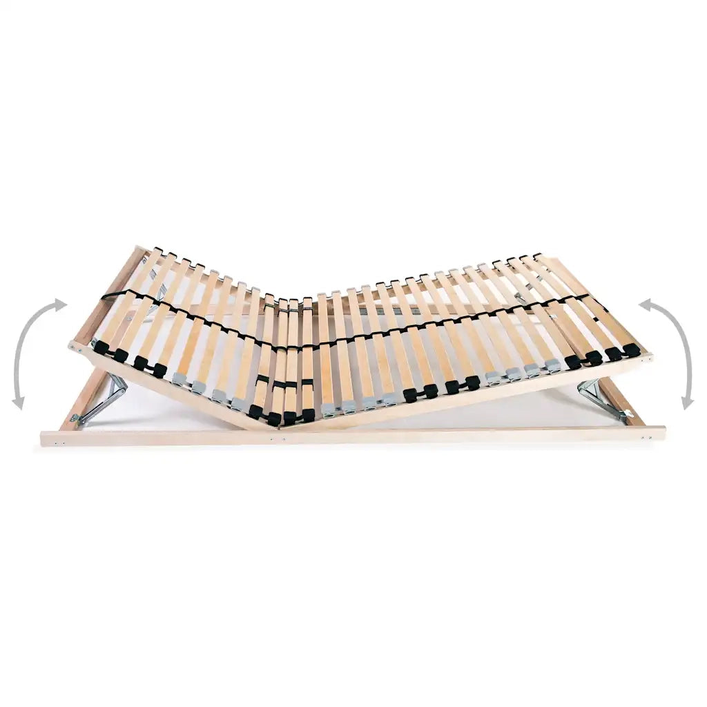 Rete a Doghe 7 Zone senza Materasso con 28 Doghe 80x200 cm 246456