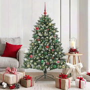 Albero di Natale artificiale con 150 LED Verde 150 cm 3395229