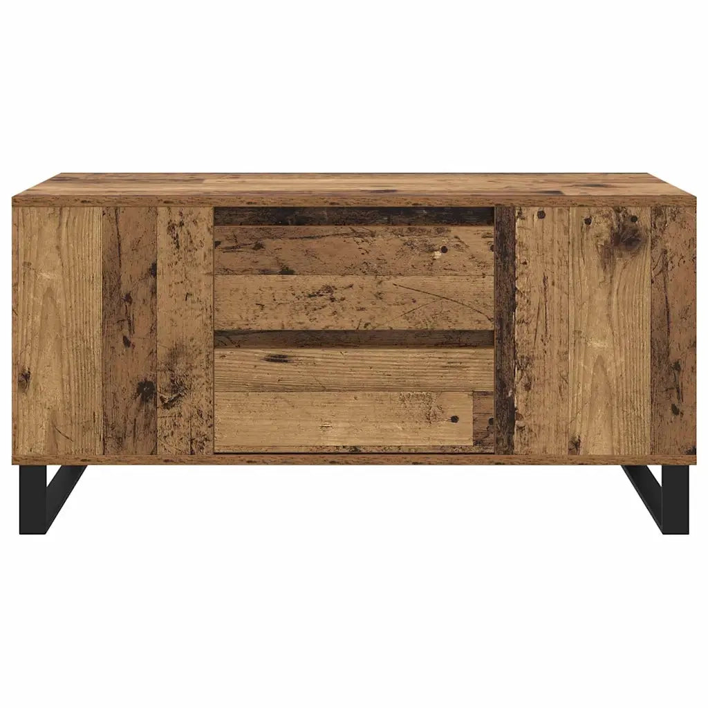 Tavolino da Salotto-Tavolino da soggiorno-Tavolo Legno vecchio 102 x 44,5 x 50 cm 484953