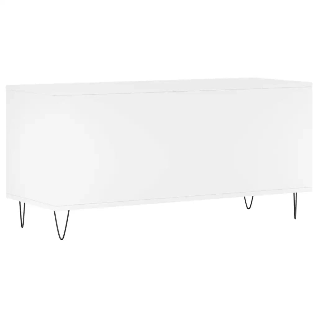 Mobile Porta Dischi Bianco 100x38x48 cm in Legno Multistrato CFW4007093
