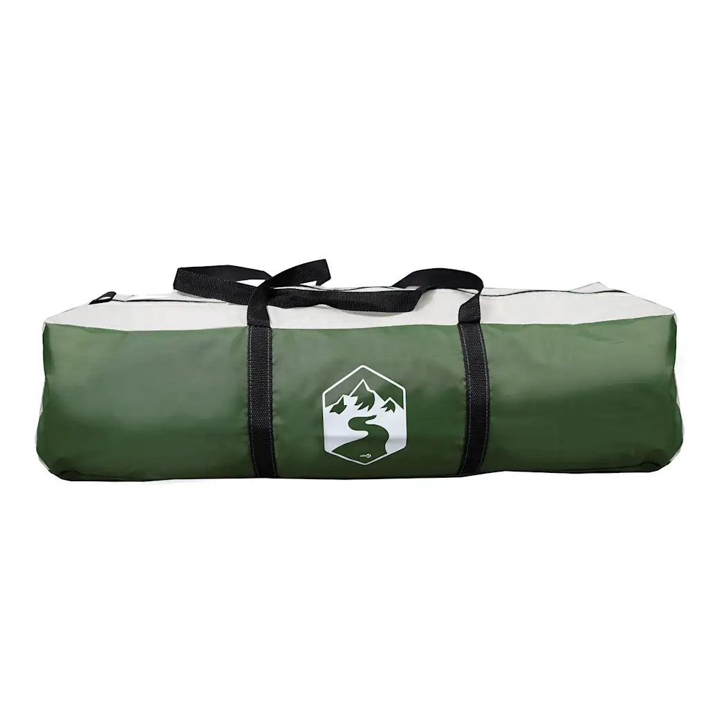 Tenda Familiare a Tunnel per 8 Persone-Tenda da campeggio Verde Impermeabile 408041