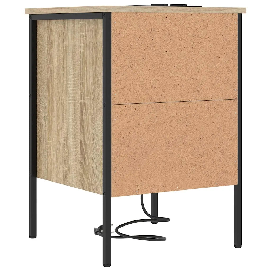 Armadio da Notte con cassetto Rovere Sonoma 42 x 41 x 61 cm 859482