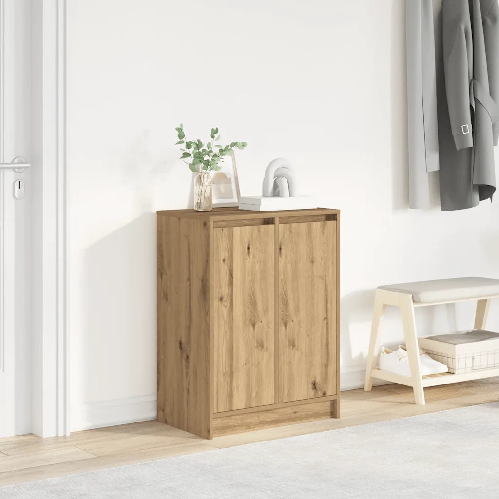Scarpiera | Mobile per scarpe Rovere Artigianale 57x34x76 cm in Legno Multistrato