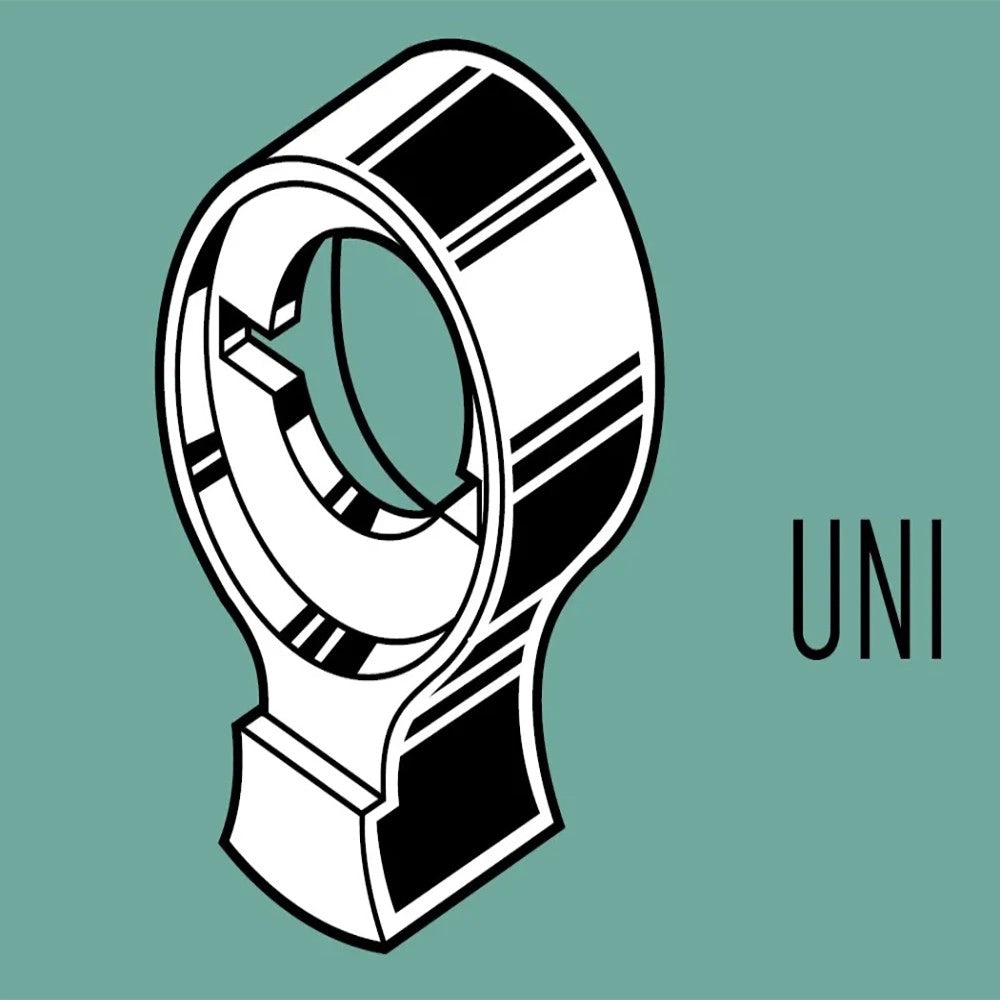 Facchinetti a 26,5 - b 26,5mm (53mm) cilindro ovale nichelato universale per profilati