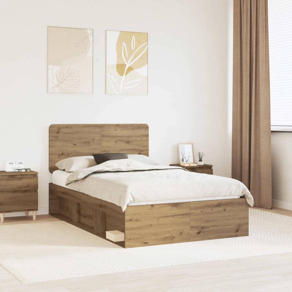 Struttura del letto Rovere Artigianale 120 x 190 cm 3412523