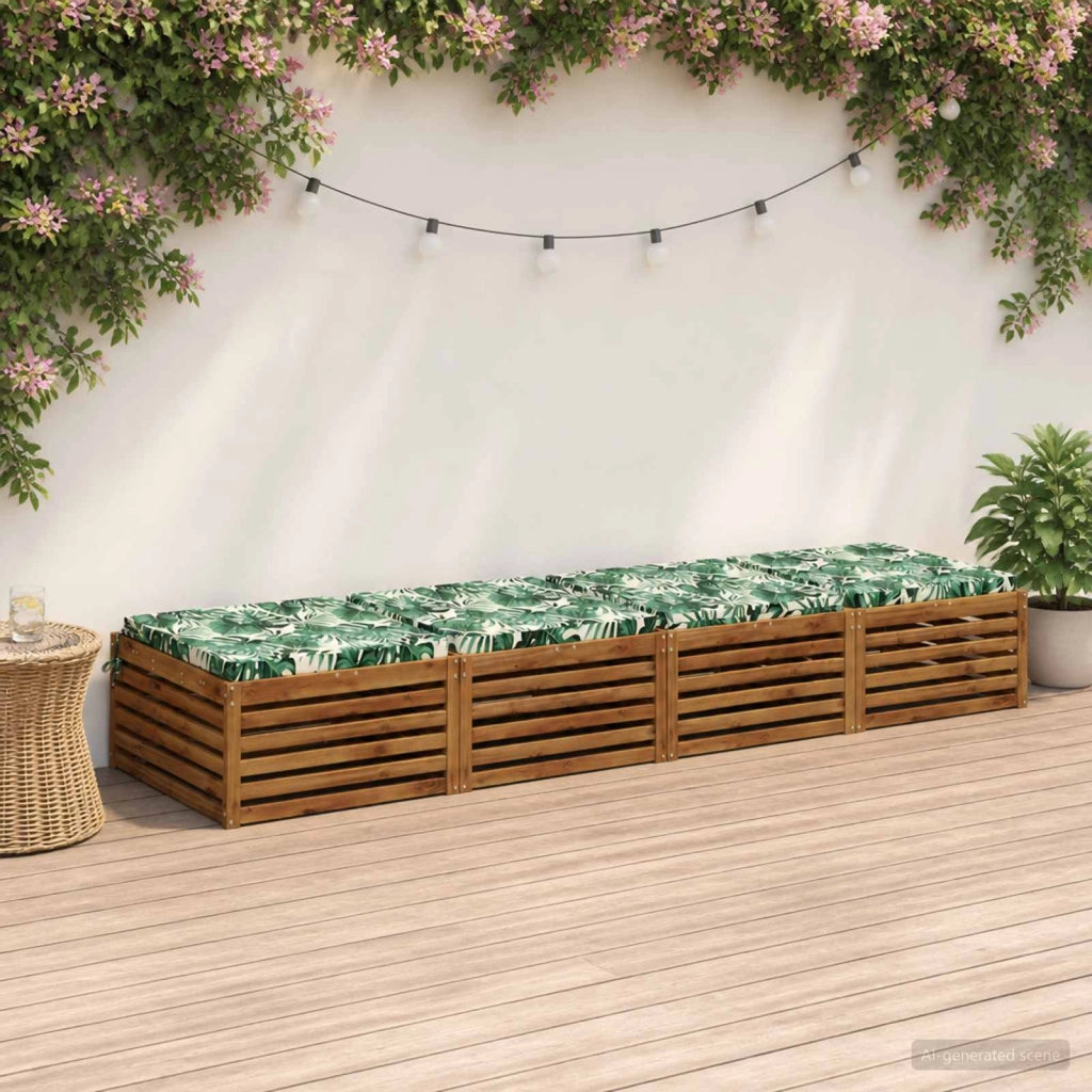 Cuscini per Sedia in 4 Pezzi SOEST 4 pz 100% Poliestere 944690