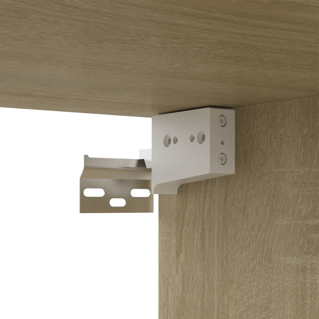 Mobile Porta TV Rovere Sonoma 100x30x30 cm in Legno Multistrato 801484