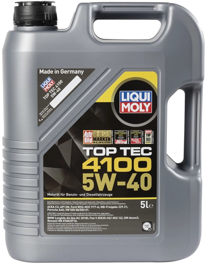 Olio Motore Top Tec 4100 5W-40 5L