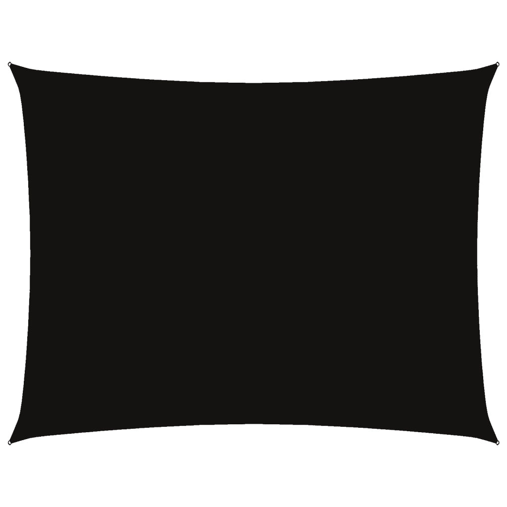 Vela Ombreggiante-Parasole a vela Tessuto Oxford Rettangolare 5x7m Nero