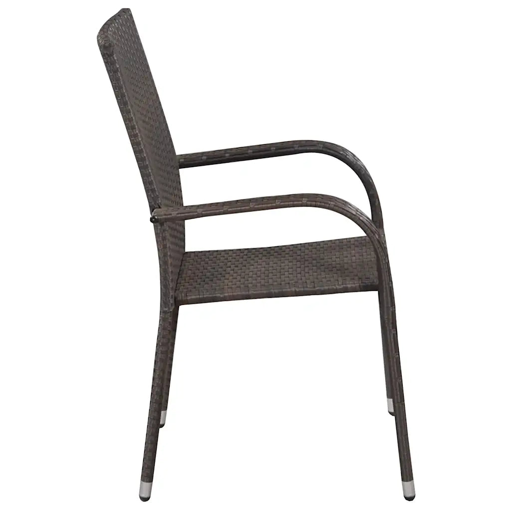 Set da Pranzo da Giardino 9 pz Marrone 3067880