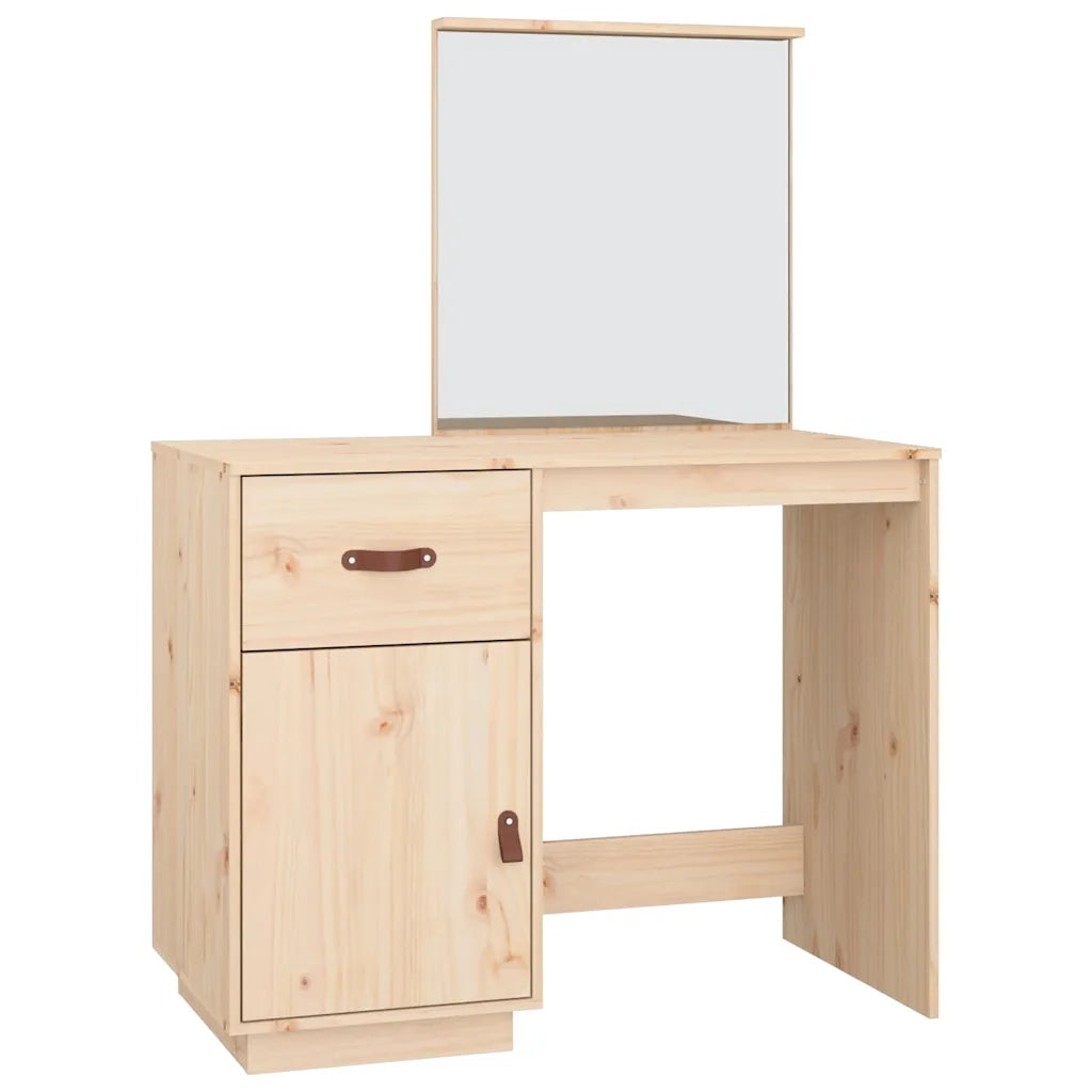 Toeletta 95x50x134 cm in Legno Massello di Pino 820087