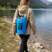 Seniliri, Borsa Impermeabile Capacità 5 lt, blu