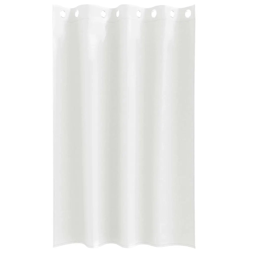 Tende Blackout con Anelli 2 pz Bianco Puro 175 x 140 cm 4107384