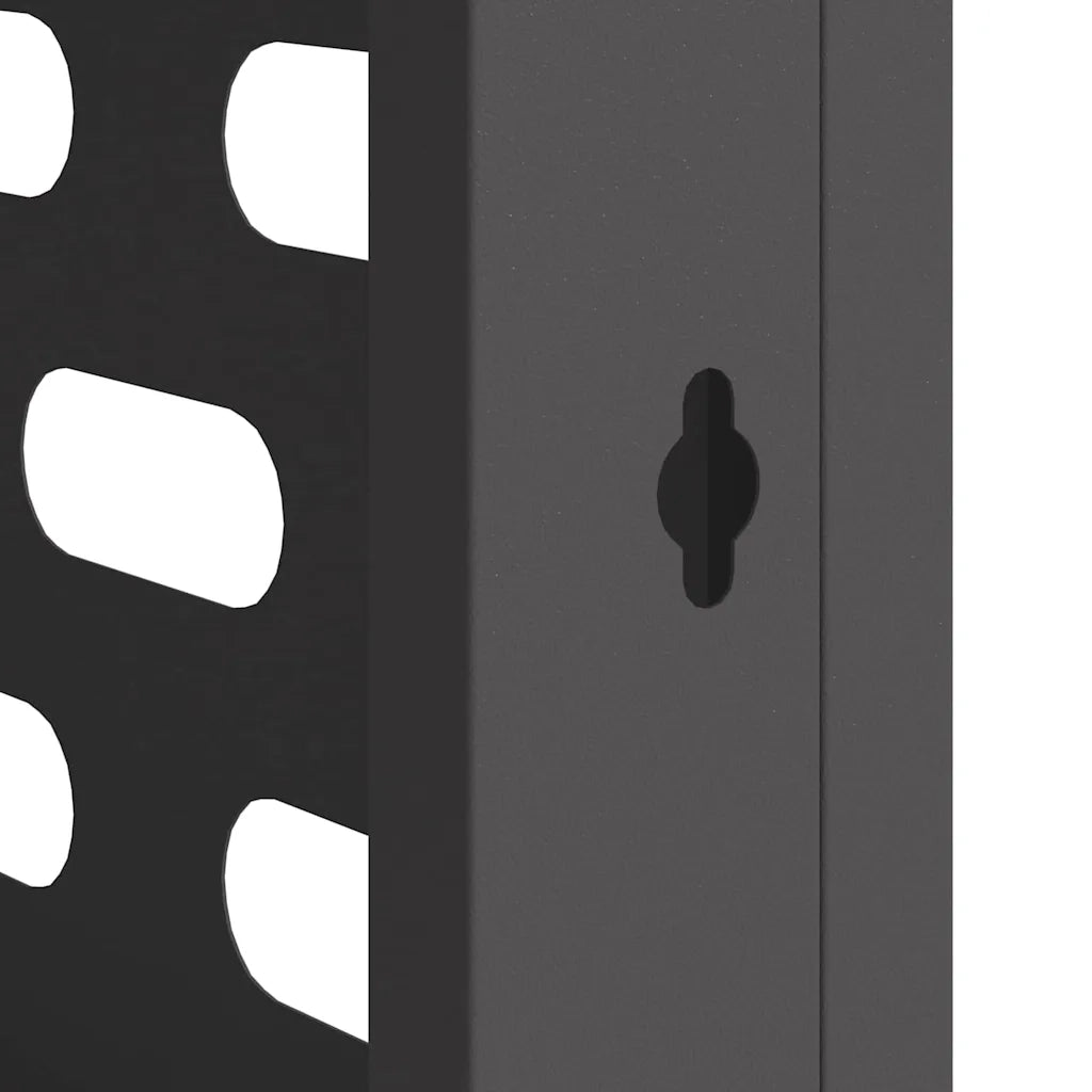 Copertura per condizionatore d'aria Nero 90 x 40 x 60 cm 865890