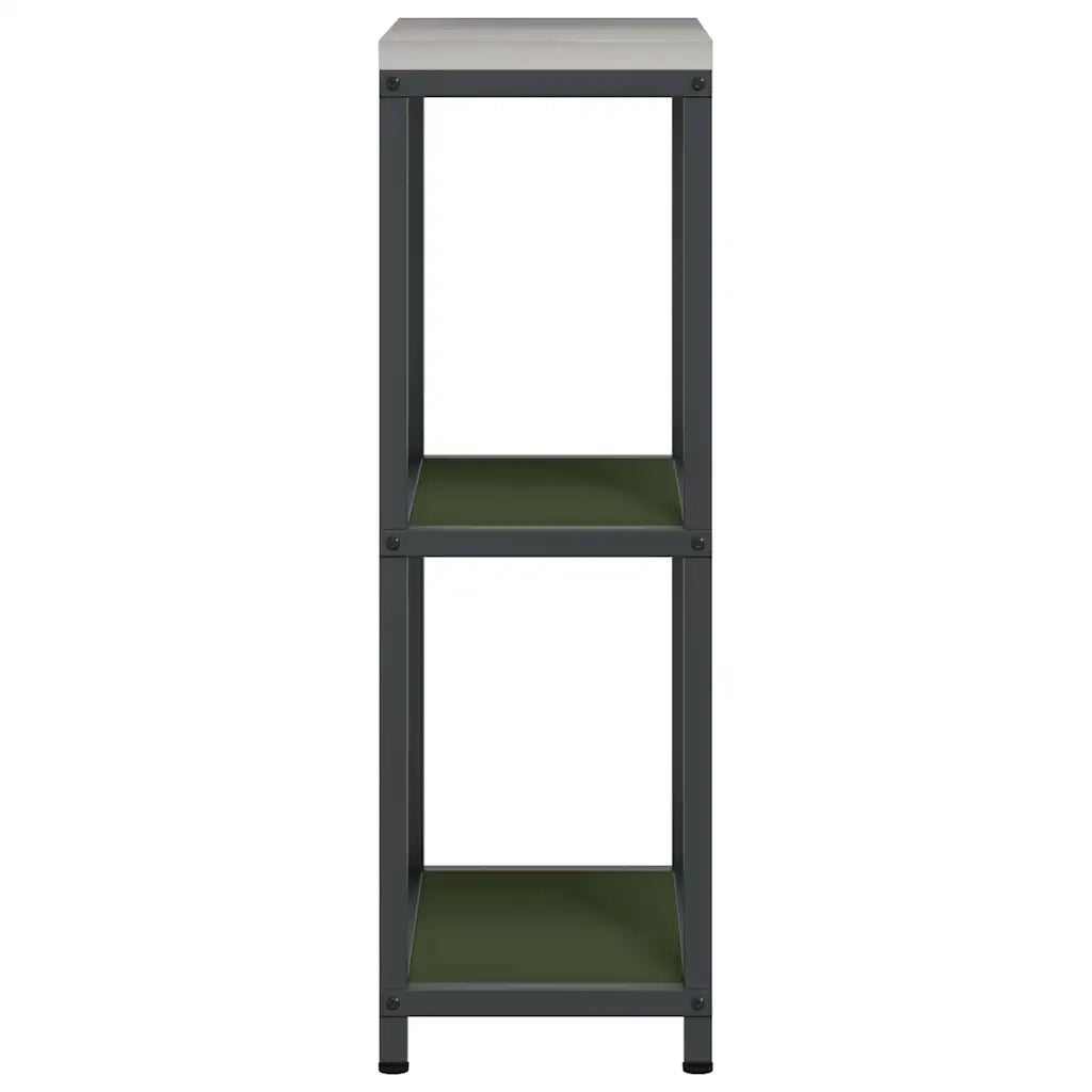 Stoccaggio in cucina Verde oliva 30 x 50 x 92 cm Acciaio 874978