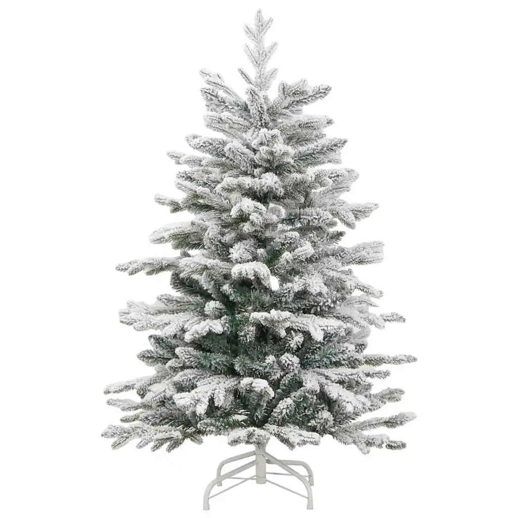 Albero di Natale Artificiale con Rami Pieghevoli Bianco 120 cm 3395629