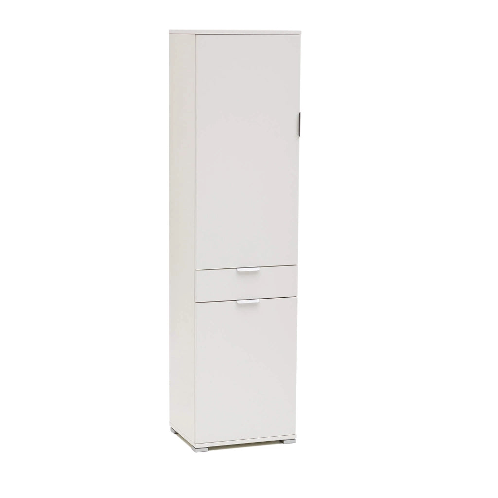 Armadio con 2 ante e un cassetto in Legno Composito cm 45x38x174 - GREIG