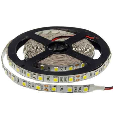 STRISCE LED '5050' 12V - IP20 - Col. Blu  - Rotolo 5 metri