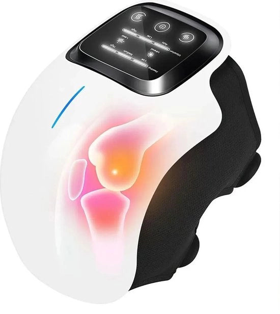 Massaggio per ginocchia, massaggio vibrante e riscaldante portatile, massaggio per ginocchia dotato di batteria 2400 mAh, massaggio intelligente per ginocchia elettrico.