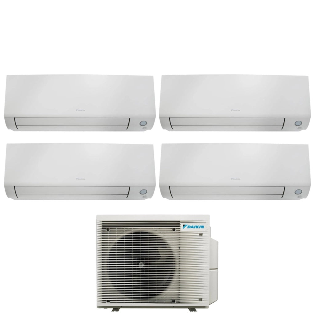 Climatizzatore Condizionatore Daikin Bluevolution Quadri Split Inverter serie PERFERA ALL SEASON 5+5+5+5 con 4MXM68A R-32 Wi-Fi Integrato 5000+5000+5000+5000 Garanzia Italiana