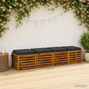Cuscini per Sedia in 4 Pezzi SOEST 4 pz 100% Poliestere 944568