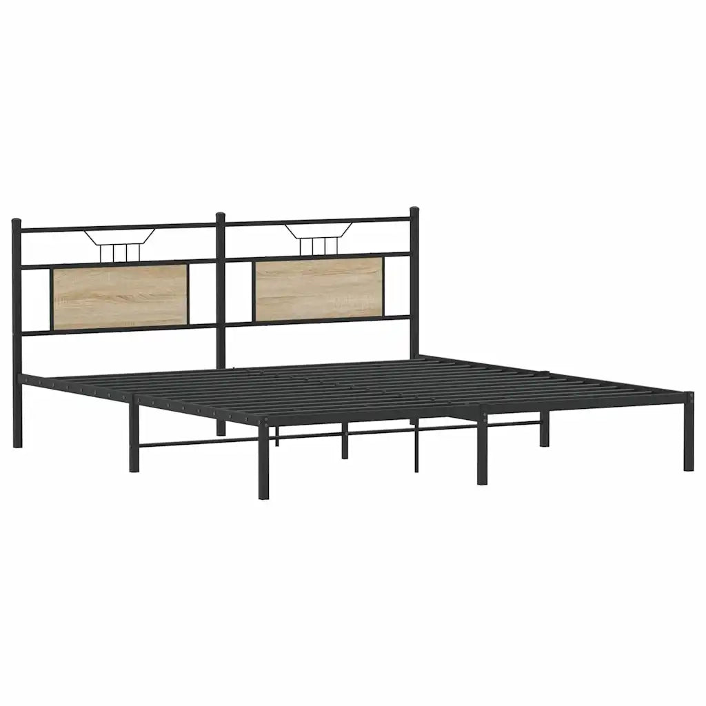 Giroletto senza Materasso Rovere Sonoma 160x200cm in Truciolato 4106795