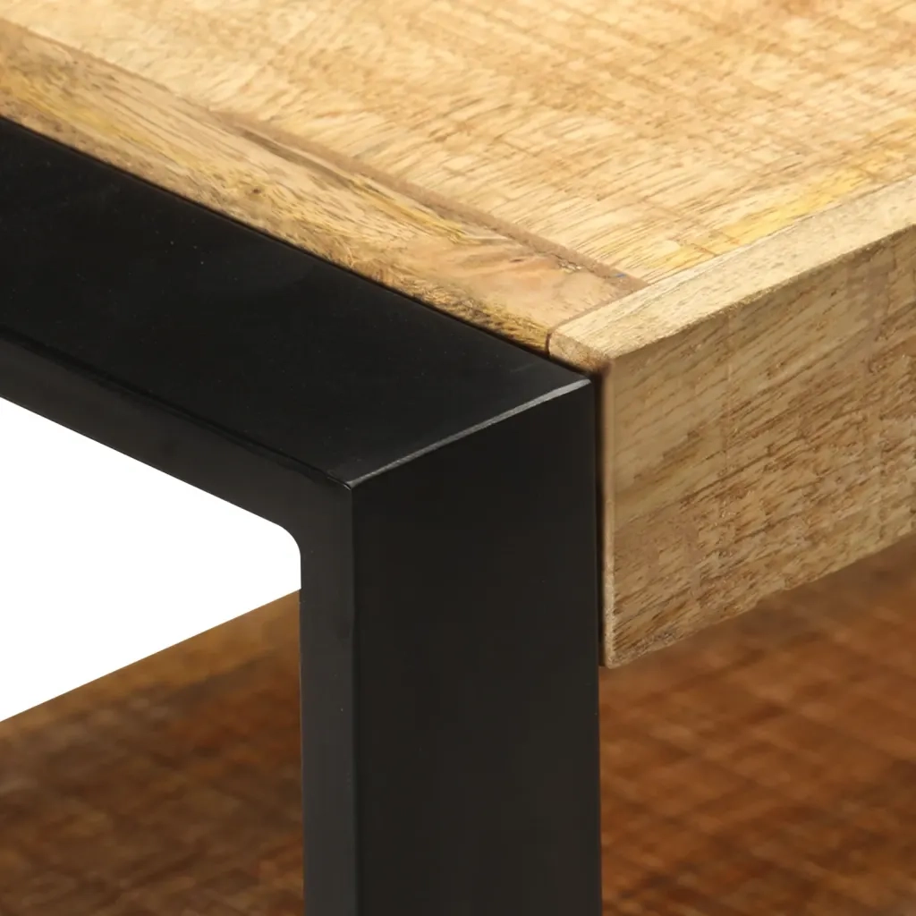 Mobile Porta TV-Mobile per TV-Credenza TV 150x30x45 cm in Legno Massello di Mango
