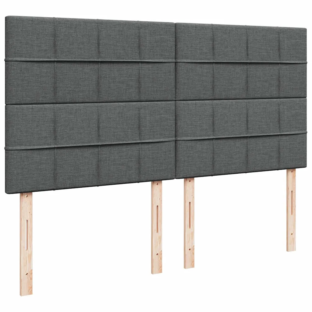 Struttura Letto Pouf con Materasso 180x200 cm in Tessuto 3314025
