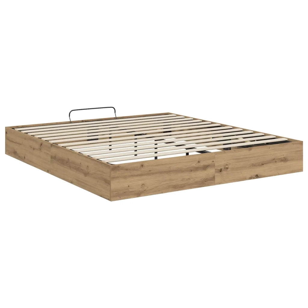 Letto ottomano Rovere Artigianale 203 x 180 x 25 cm 3409212
