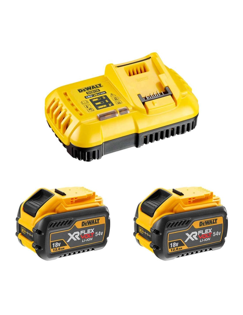 Power Set DeWALT FlexVolt DCB118Y2 (2 x 54V/18V 12,0 Ah + DCB118)