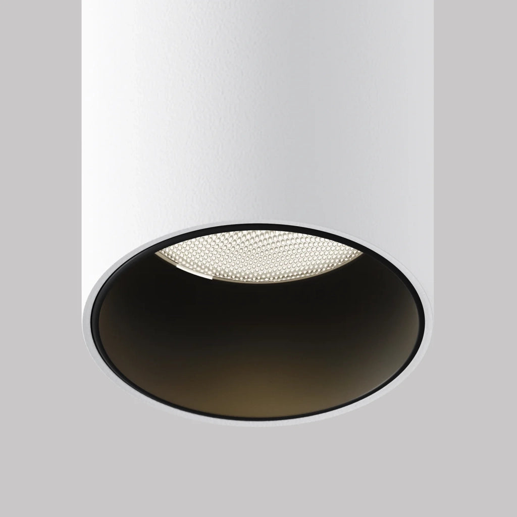 Maytoni Lampada da incasso Focus T 1 luce LED integrato bianco alluminio