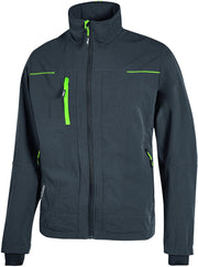 U-Power GIACCA PLUTON Col. Grigio/Verde Mis. XXL