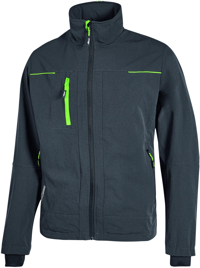 U-Power GIACCA PLUTON Col. Grigio/Verde Mis. XXL