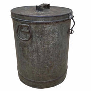 Baule in metallo artigianale 29x29x41h cm