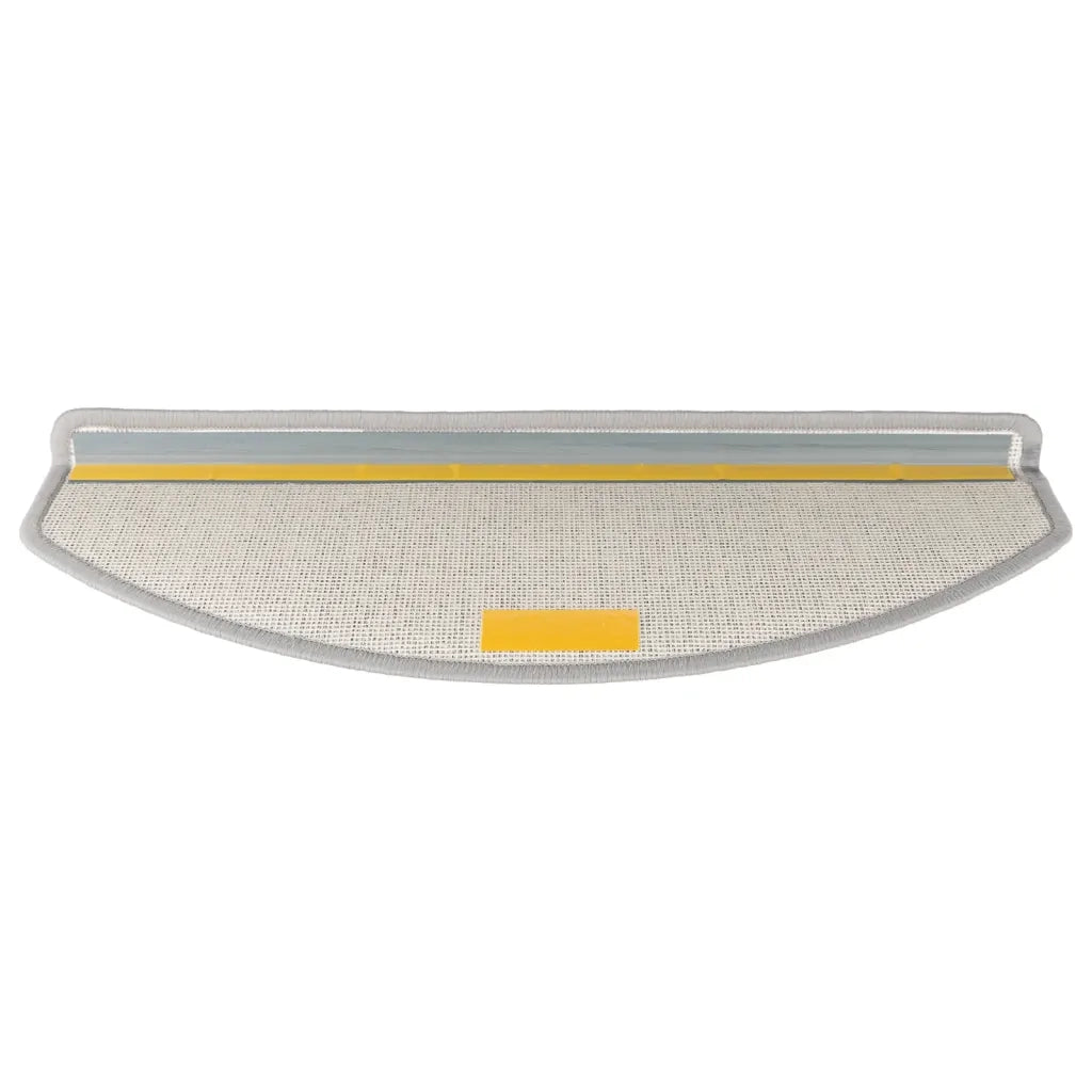 Tappetini per scale 10 pz | Gradini per Scale 65x24x4 cm Grigio chiaro Semicircolari Grandi