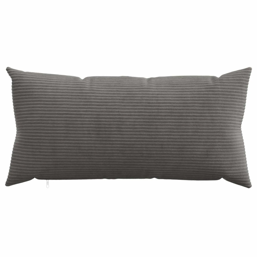 Federa 6 pcs HEERLEN Grigio Scuro 40 x 80 cm corduroy 909905