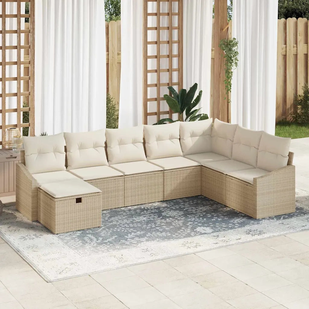 Set di divani con cuscino 8 pcs polyrattan 3360662