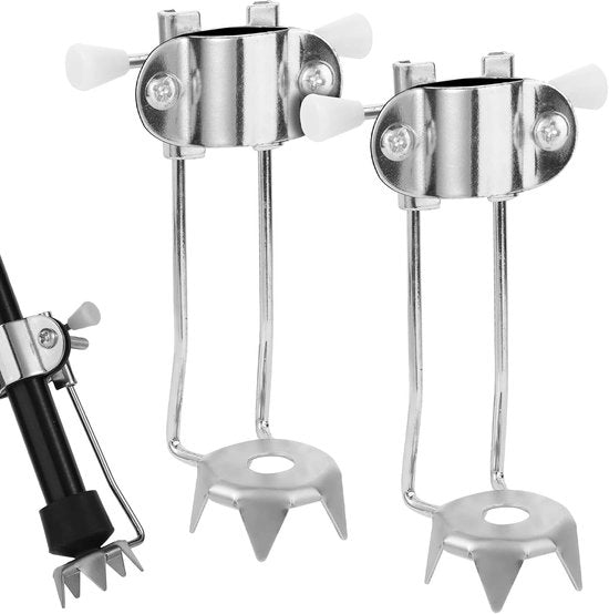 Accessori per estremità di manubrio, estremità metalliche robuste per sicurezza in neve e ghiaccio, estremità di manubrio con 5 artigli, manubri di ricambio per l'uso in inverno.