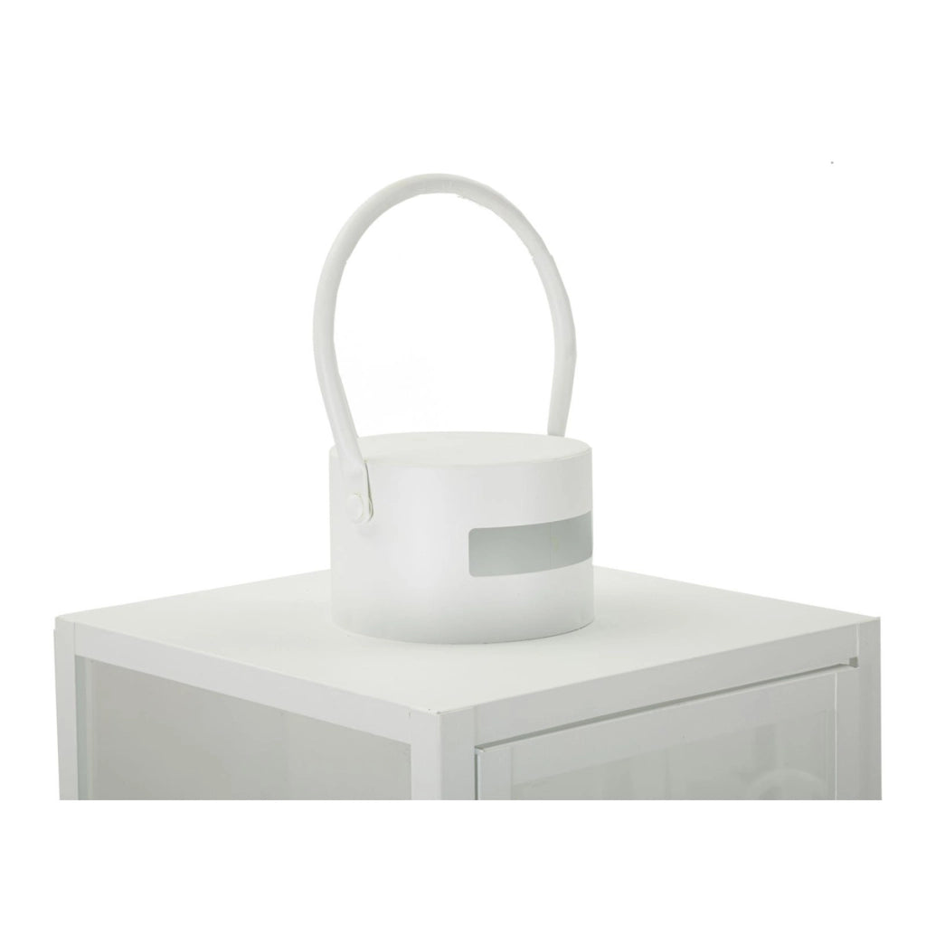 Lanterna Maris, Bianco, Metallo, 22x22x66 cm
