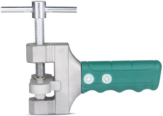 Tegolaplastificatore 600 mm - Ceramico - Acciaio inossidabile - Portatile - Frantumatore - Manico allungabile - Grande disco di taglio