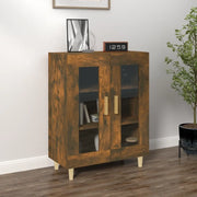 Credenza-Buffet-Armadio da cucina Rovere Fumo 69,5x34x90 cm in Legno Multistrato 100800