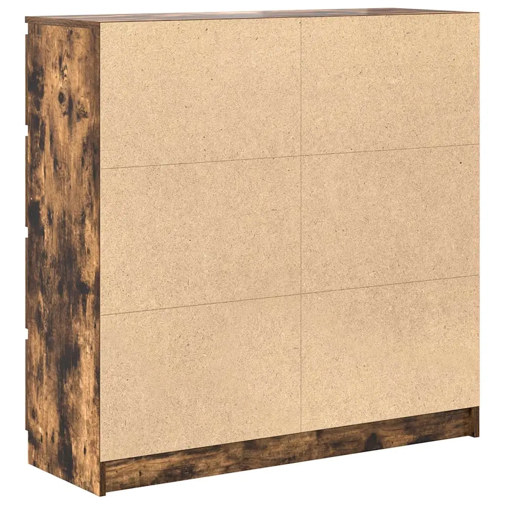 Credenza Rovere Fumo 100x35x99 cm in Legno Multistrato 3328493