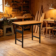 Tavolo da lavoro pieghevole, tavolo pieghevole multifunzionale, tavolo pieghevole compatto (solo con 1 piano di lavoro)